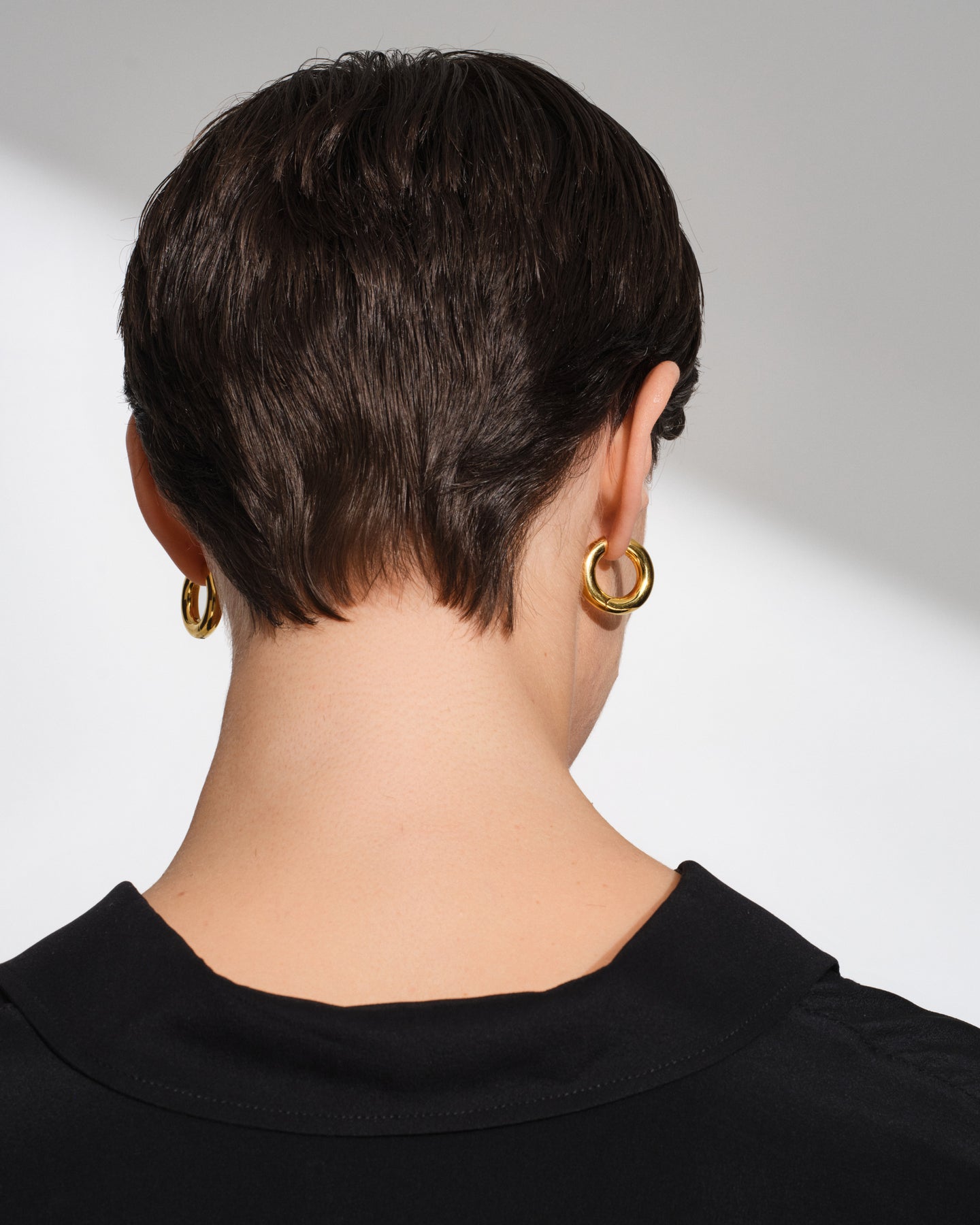 Chunky Hoops Medium Gold