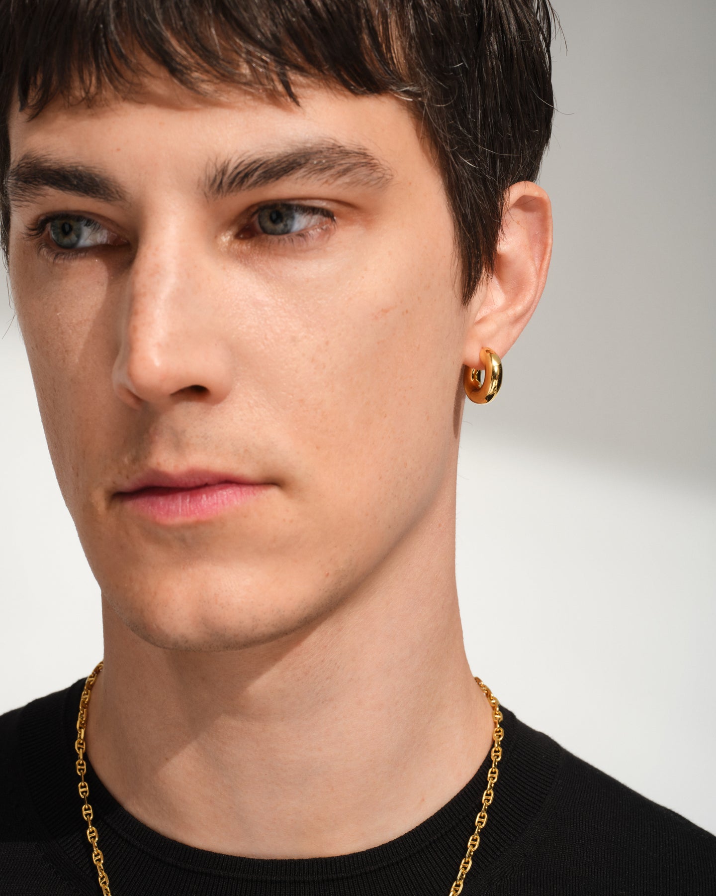 Chunky Hoops Small Gold