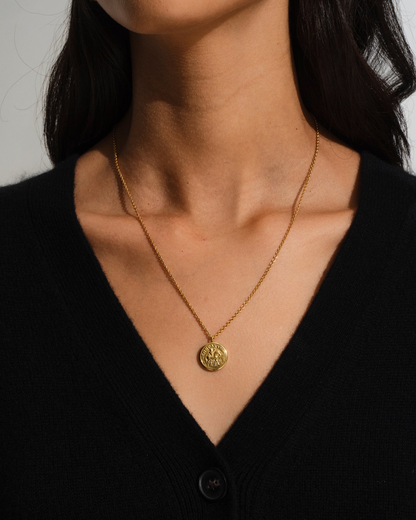 Coin Pendant Gold
