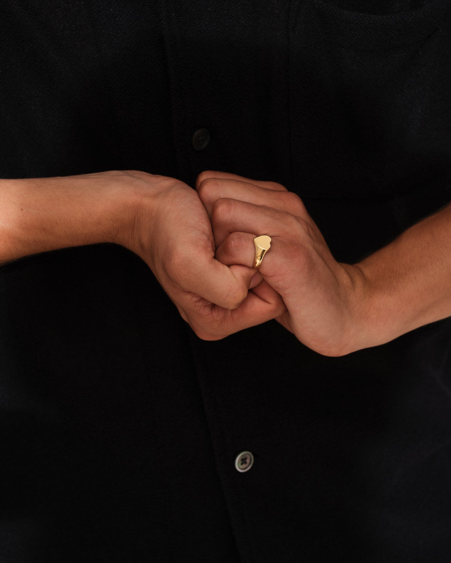Mini Heart Ring Gold