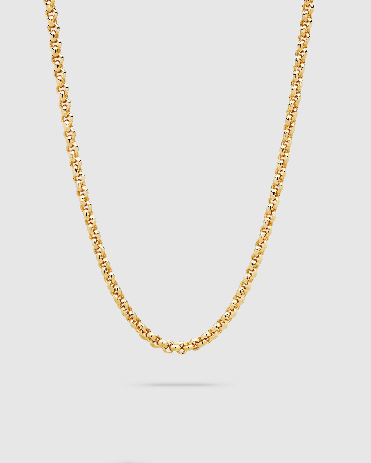 Thick Rolo Chain Gold