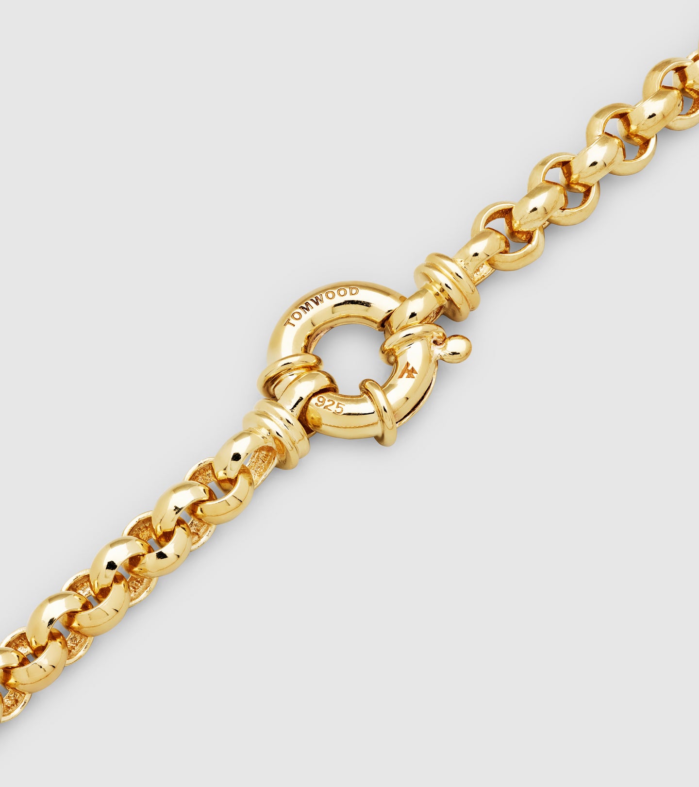 Thick Rolo Chain Gold