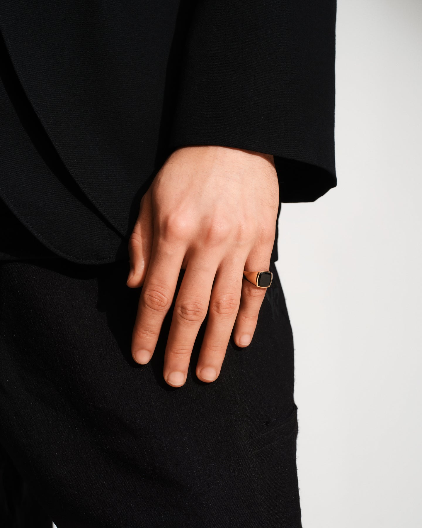 Kay Ring Gold Black Onyx