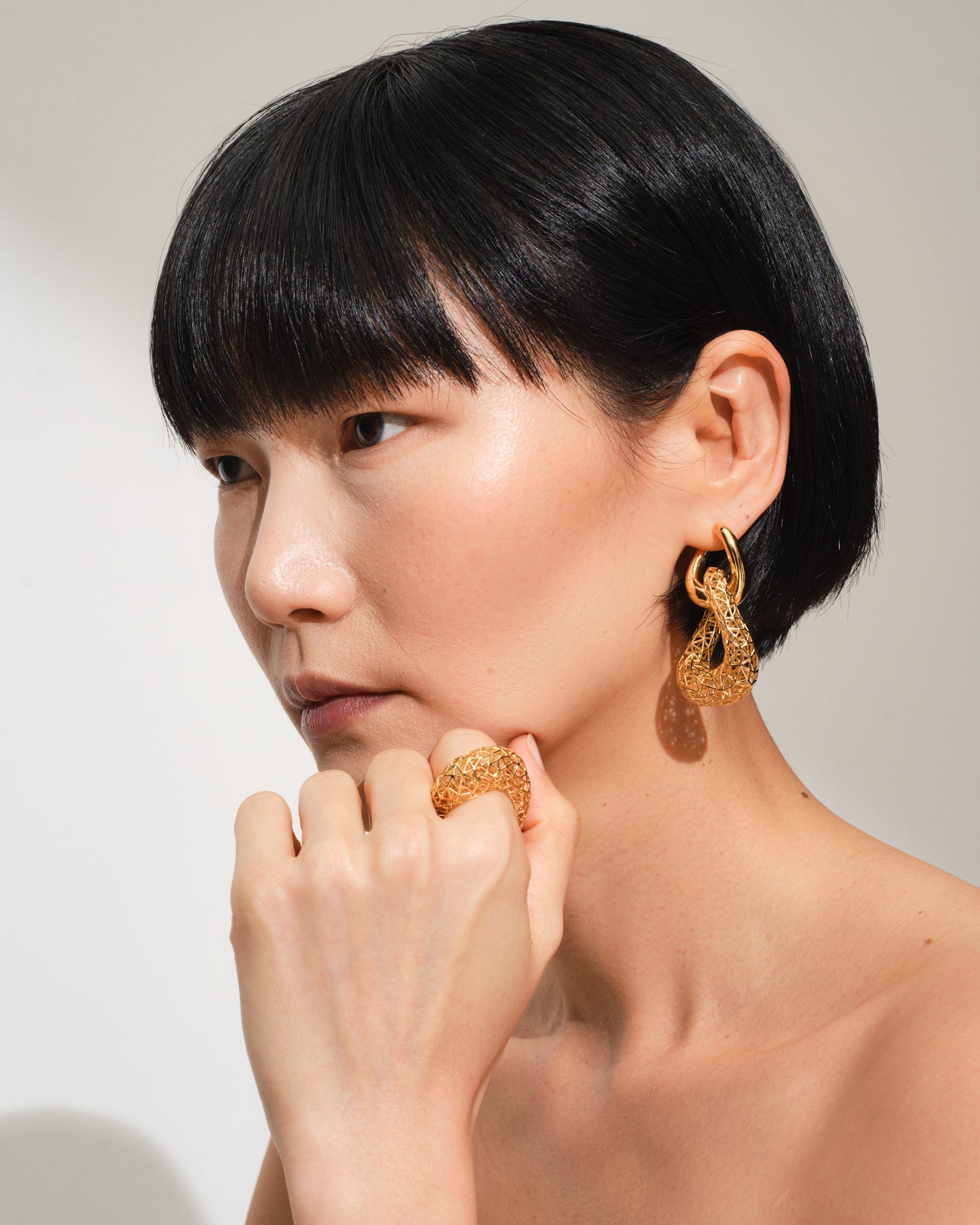 Maze Hoops Gold