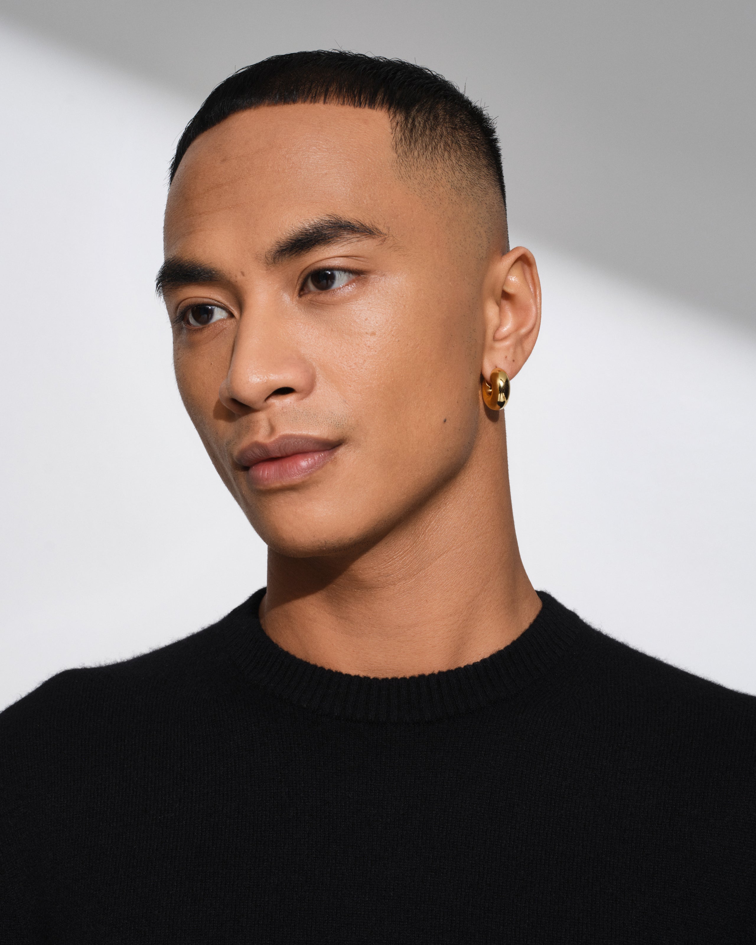 Sphere Hoops Gold