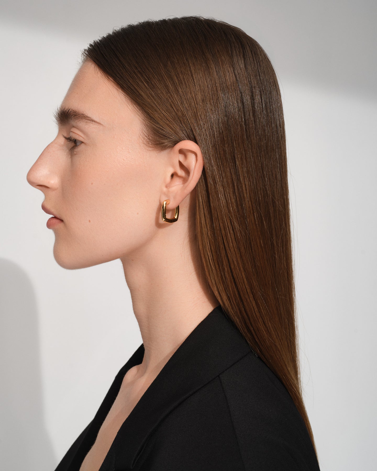Frame Hoops Medium Gold