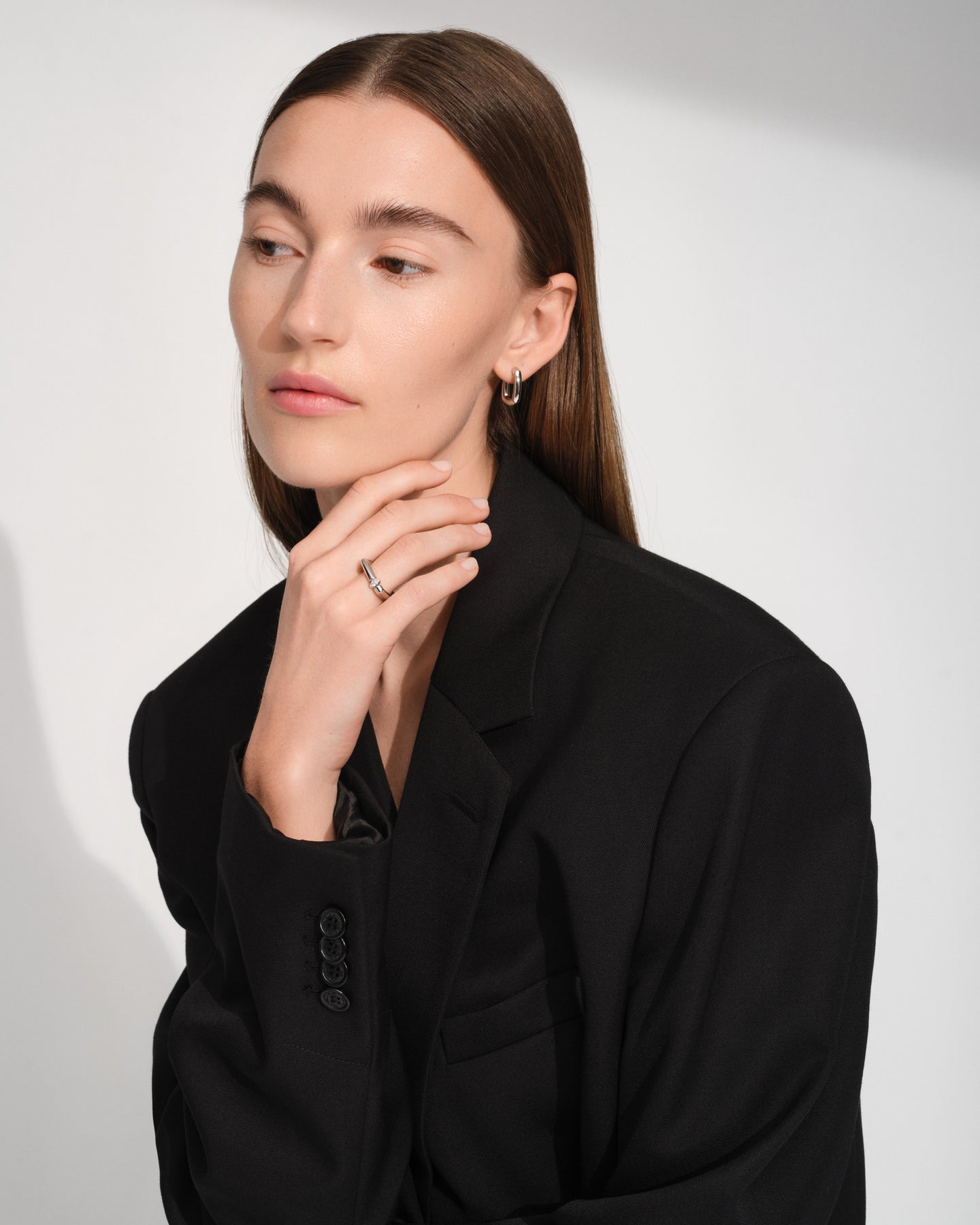 Frame Ring Slim Marquise