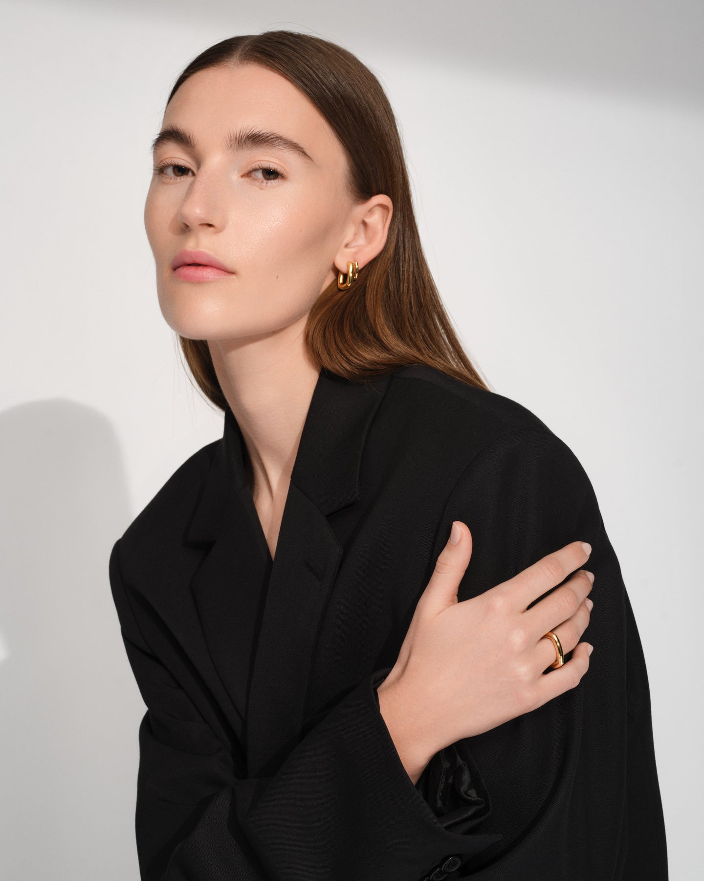 Frame Ring Slim Gold