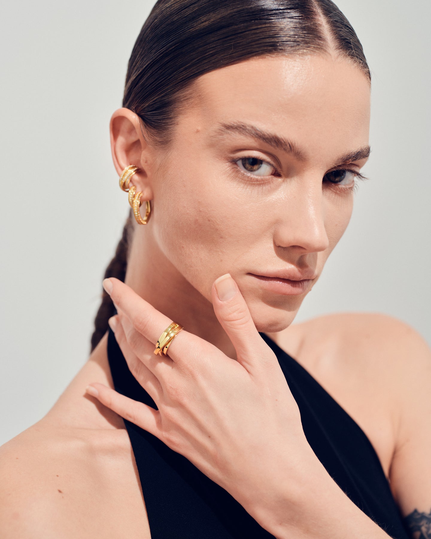 Orb Ring Slim Gold