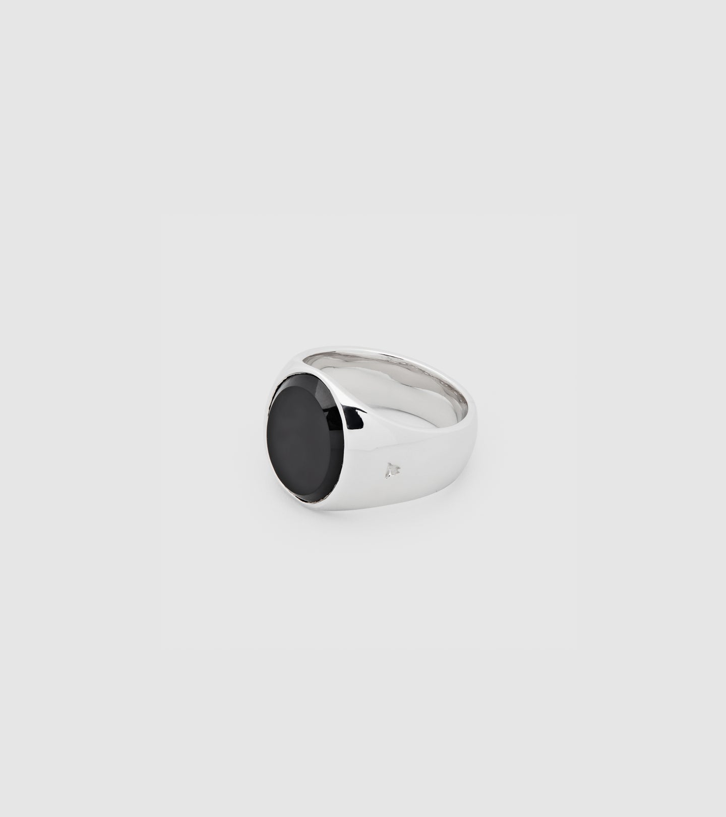 Oval Polished Black Onyx