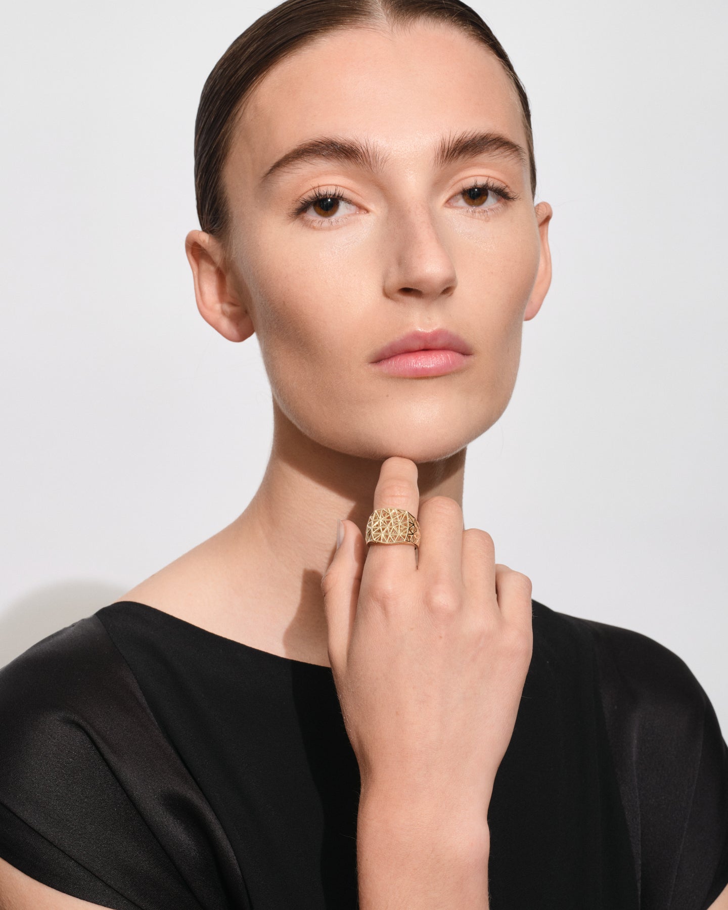 Mesh Ring Gold