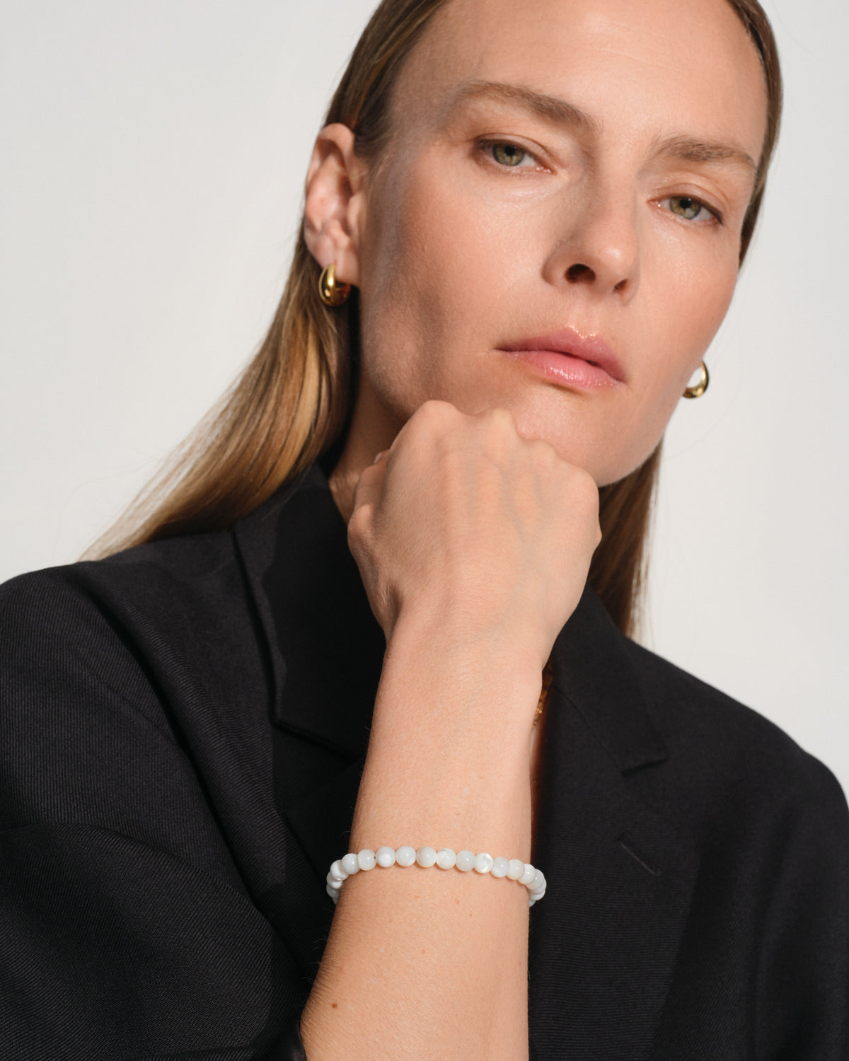 Cove Bracelet Slim White MOP