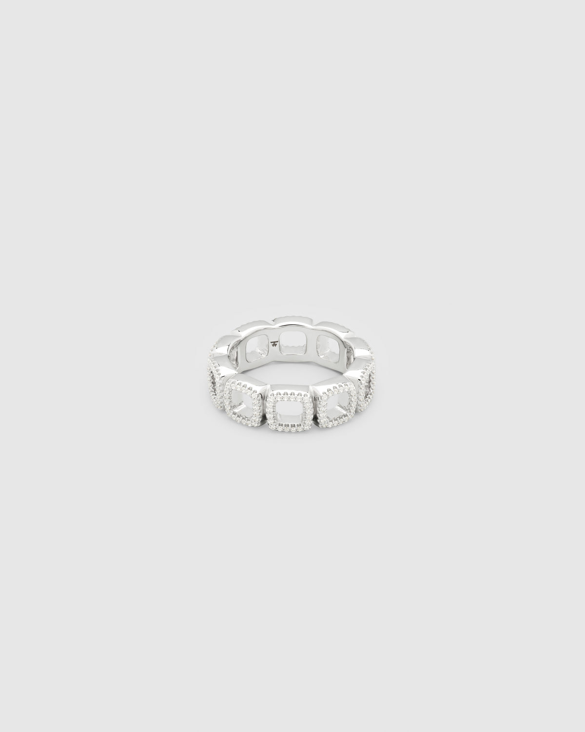 Cushion Band Open Zirconia