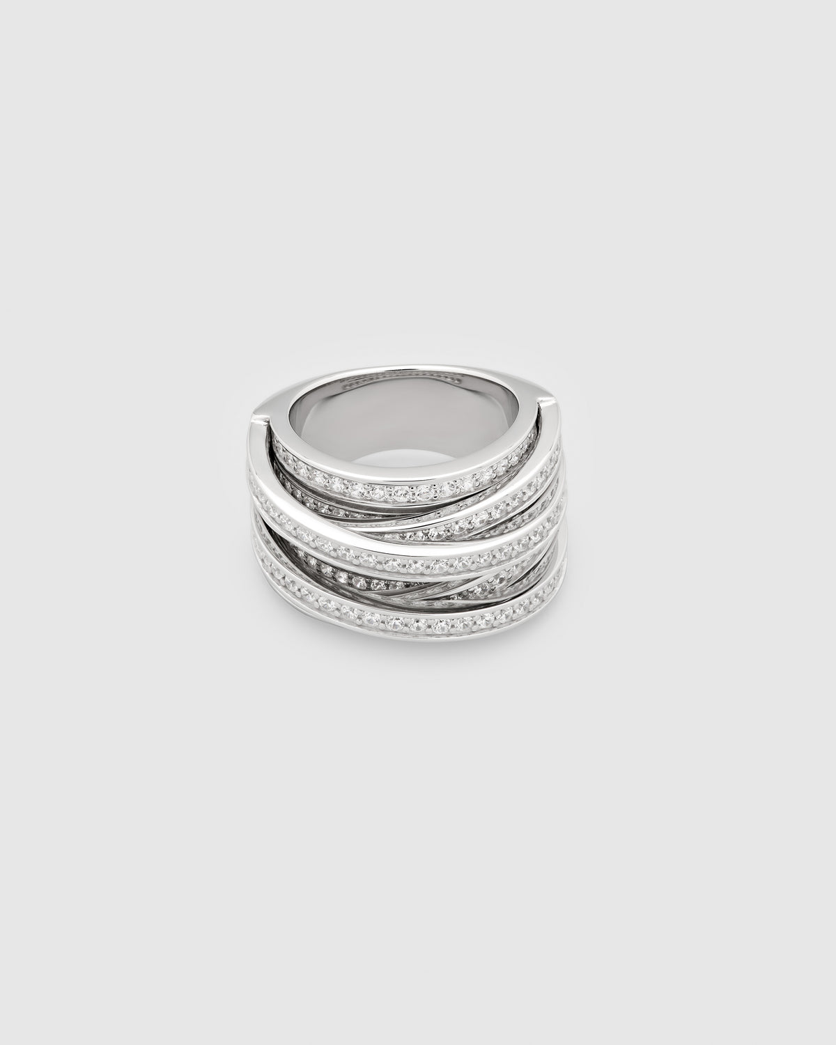 Orb Ring Clear White