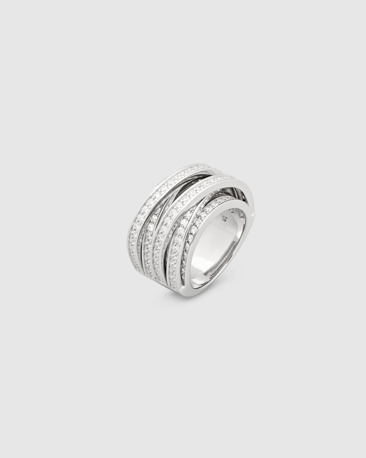 Orb Ring Clear White