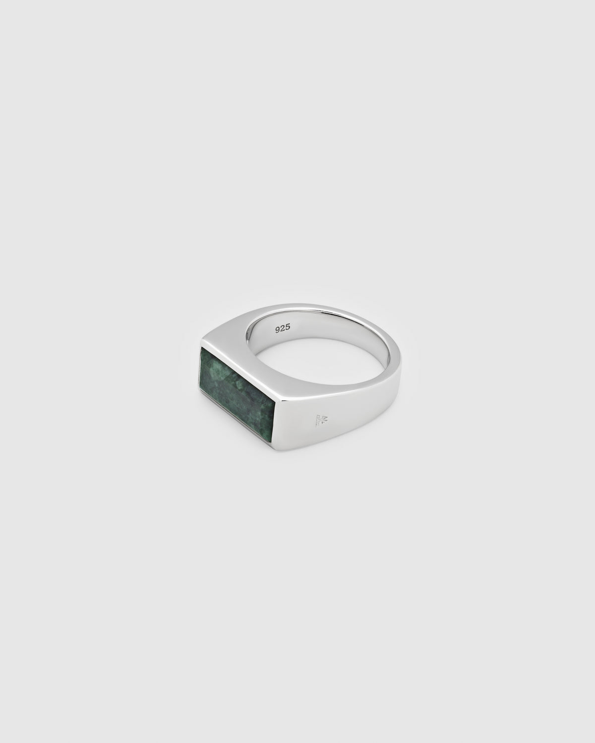 Peaky Ring Green Marble