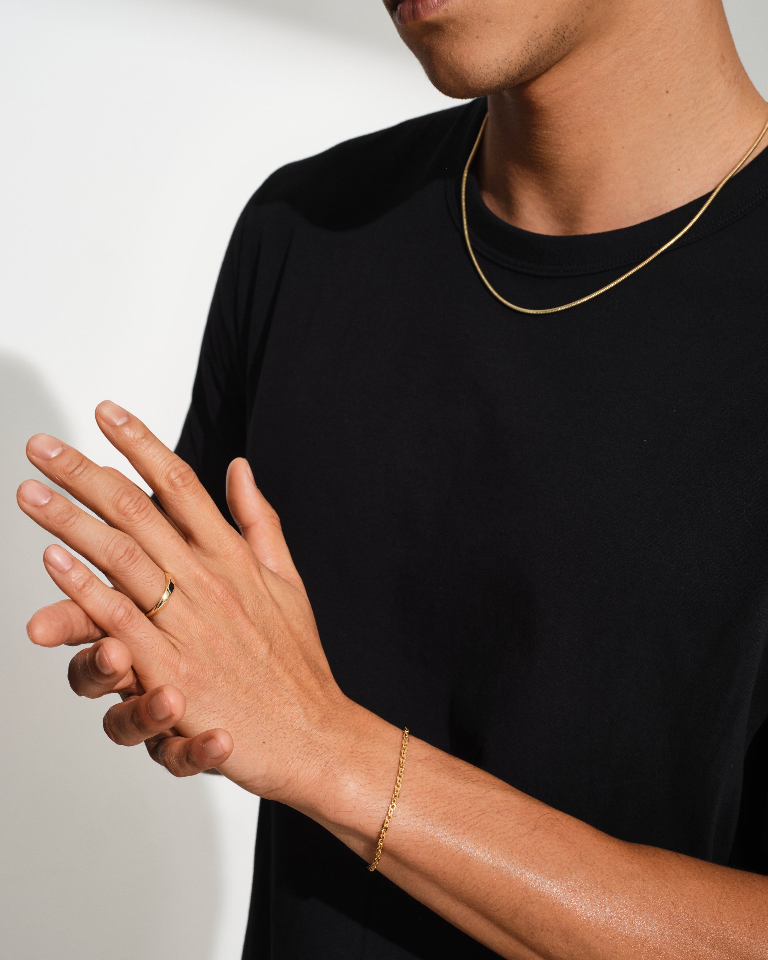 アクセサリー tom wood Anker bracelet 7.7 Anker Bracelet Gold – Tom Wood
