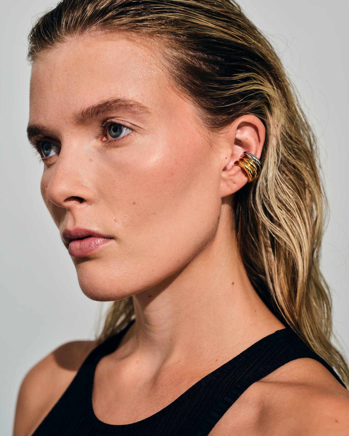 Chunky Ear Cuff Gold