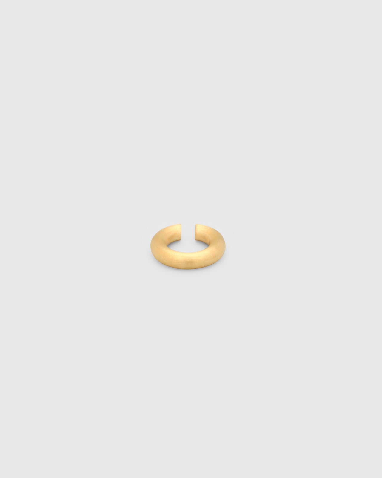 Chunky Ear Cuff Satin Gold