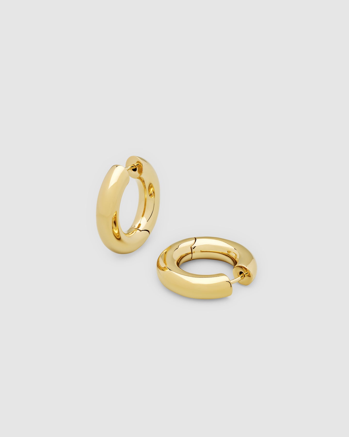 Chunky Hoops Medium Gold