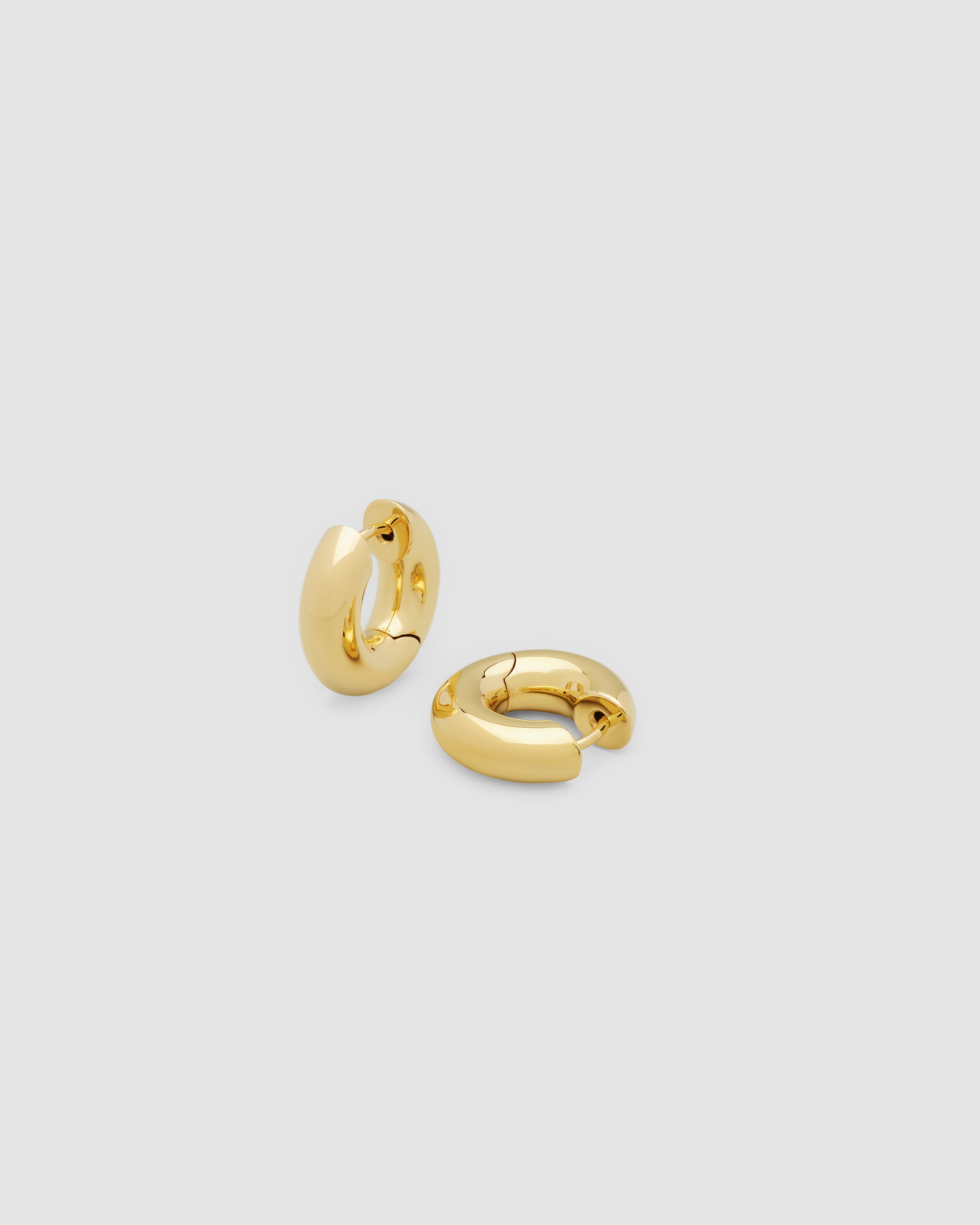 Chunky Hoops Small Gold – Tom Wood