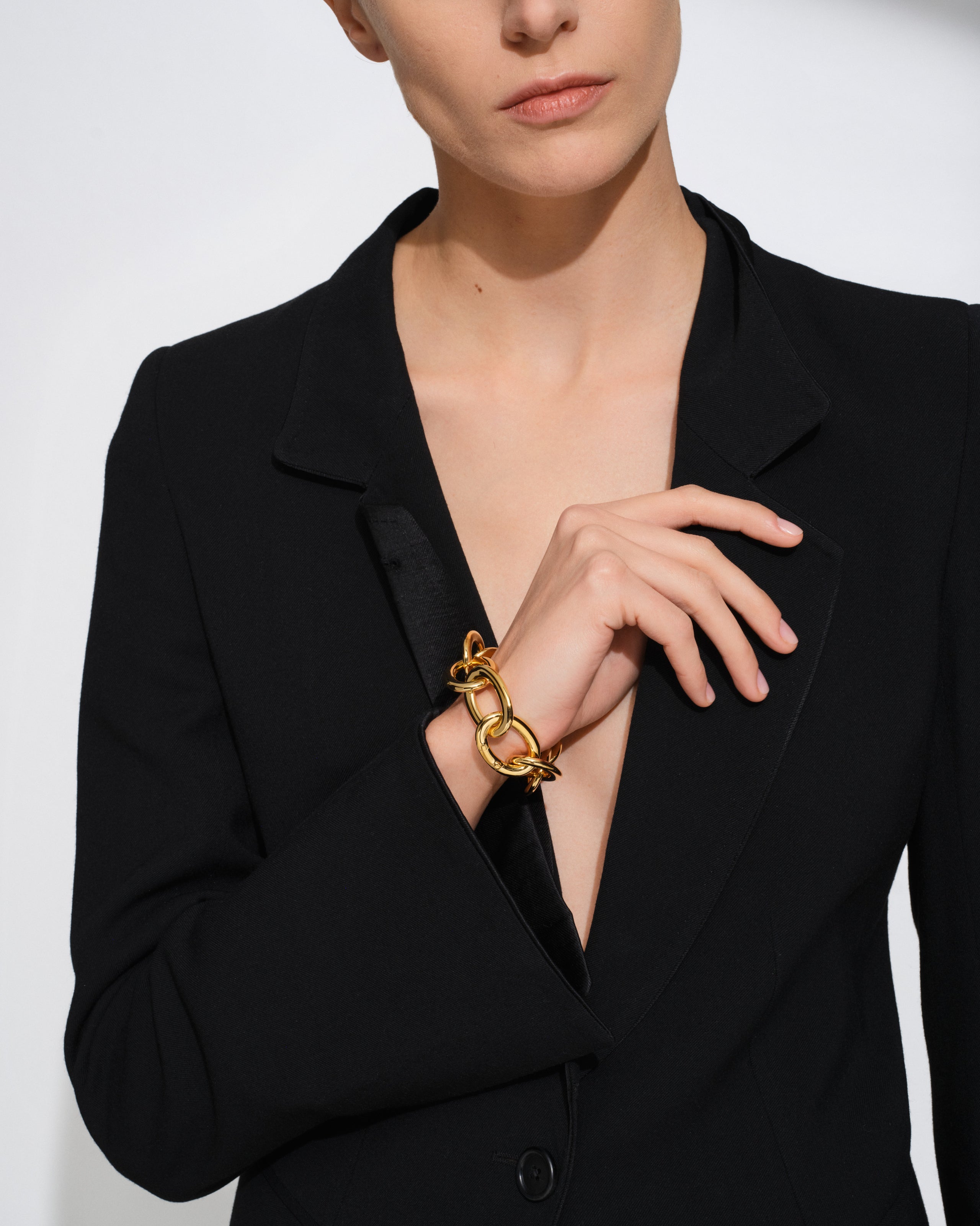 Chunky Link Bracelet Gold
