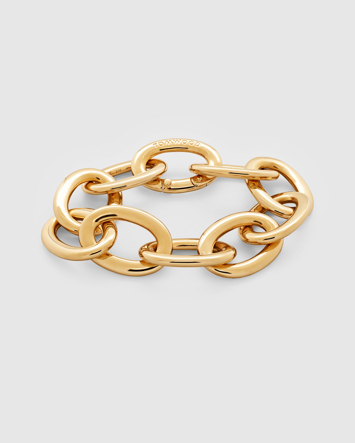 Chunky Link Bracelet Gold – Tom Wood