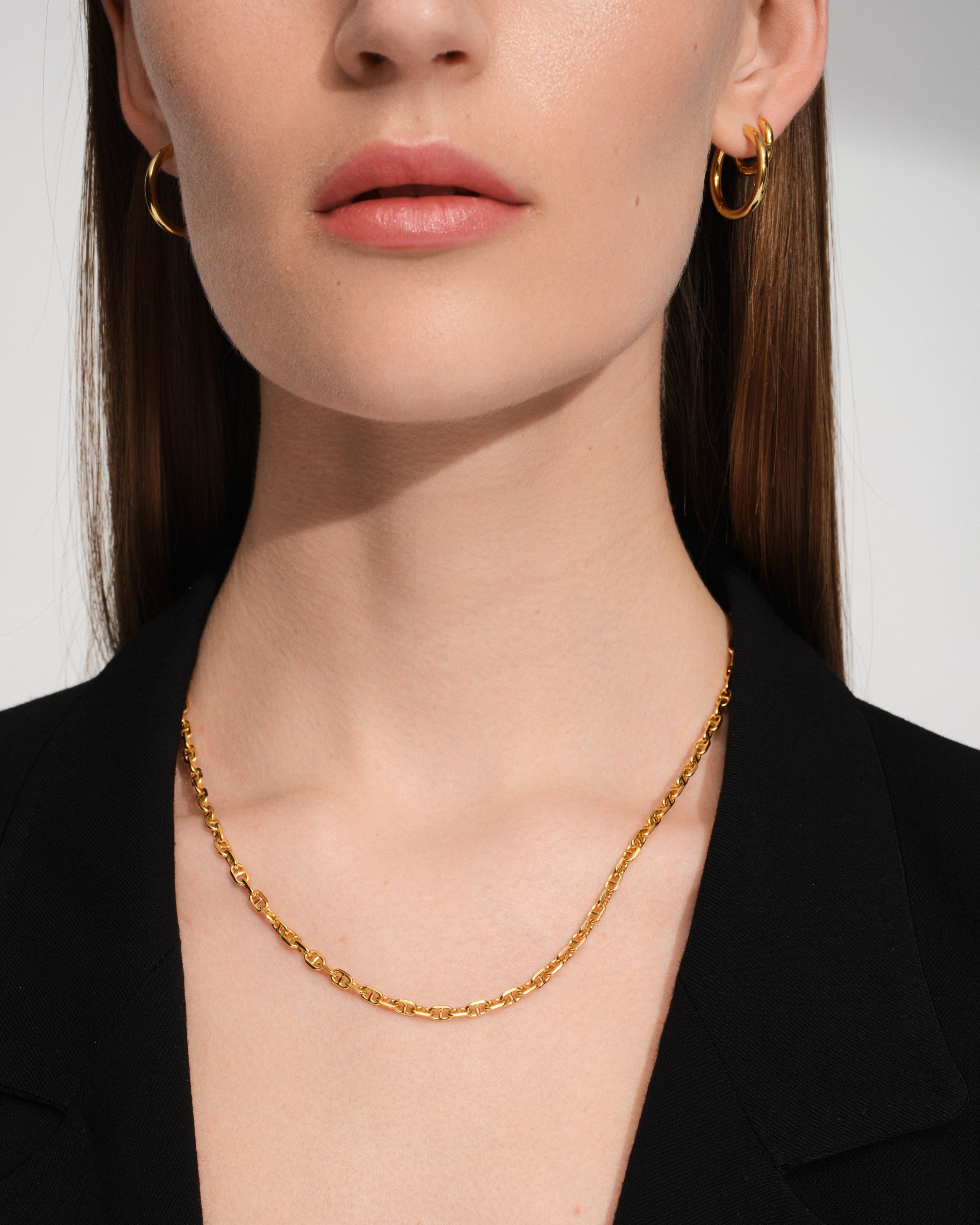 Classic Hoops Medium Gold