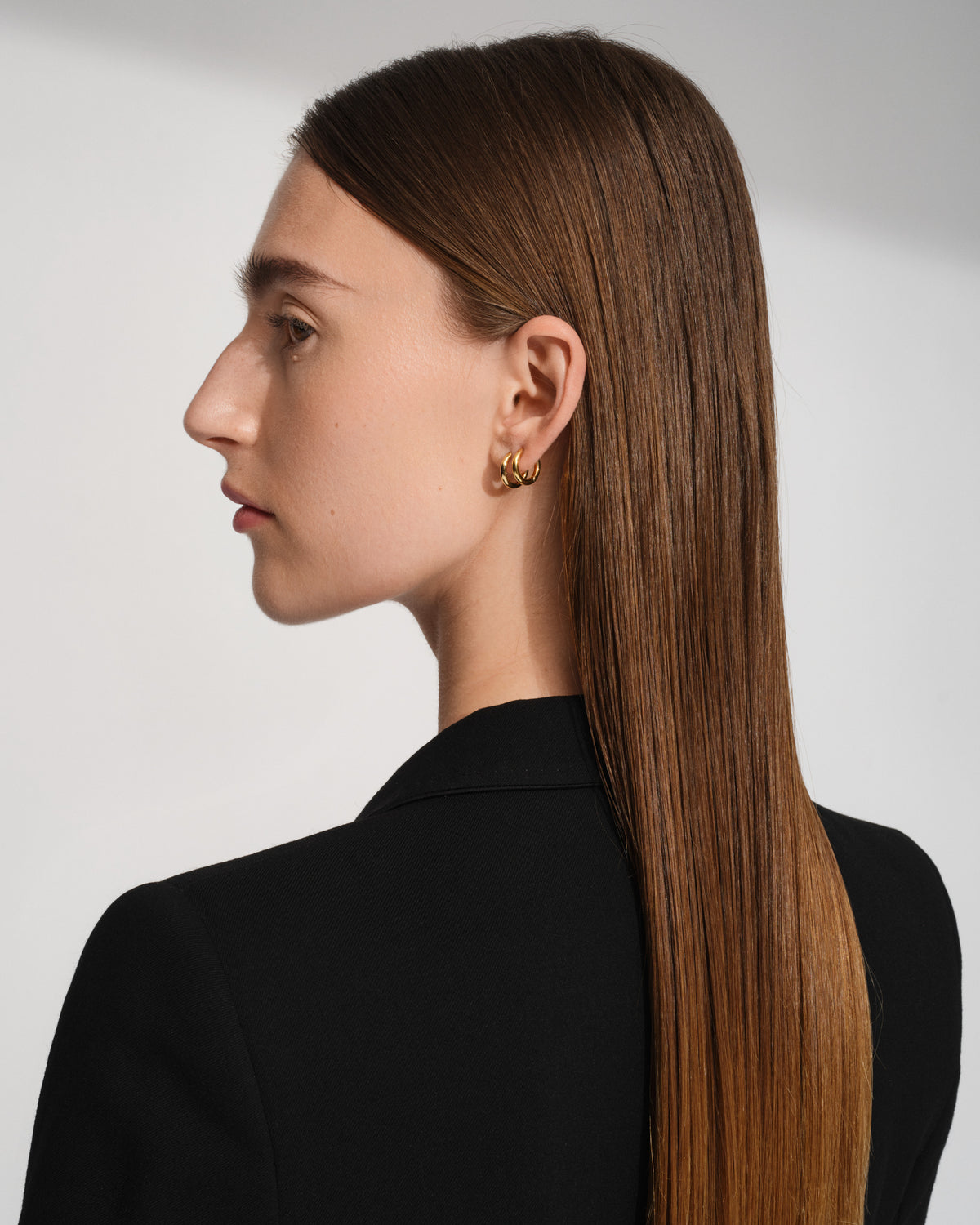 Classic Hoops Small Gold