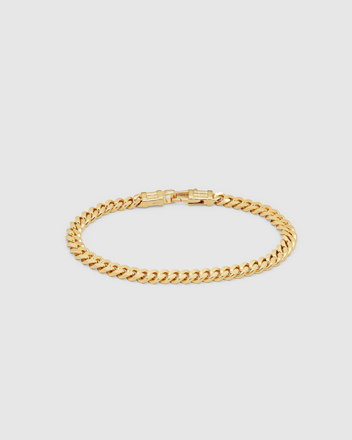 Curb Bracelet L Gold