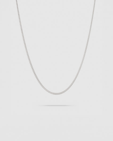 TOM WOOD （トムウッド） Curb Chain Silver Curb Chain Slim – Tom Wood