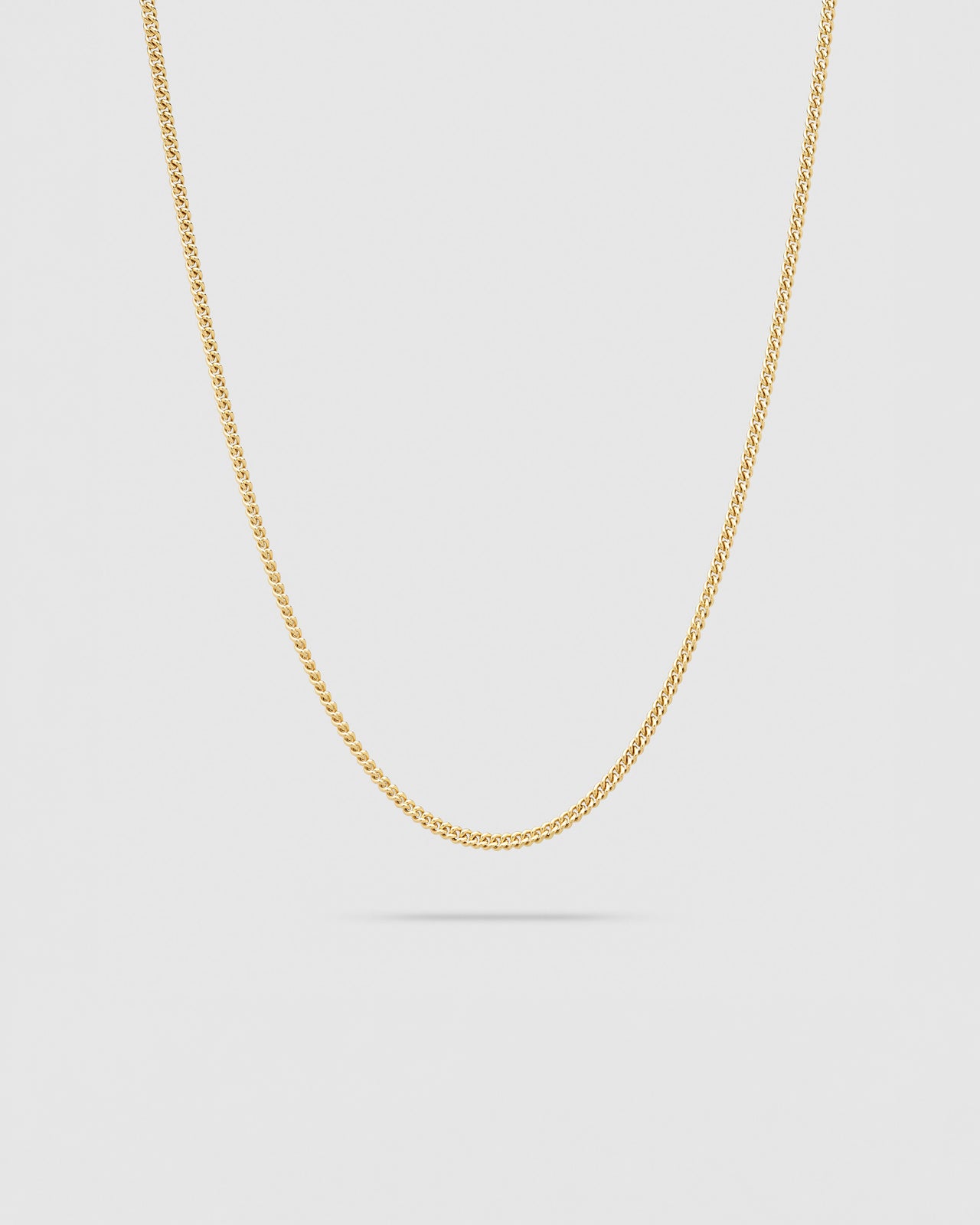 Curb Chain Slim Gold