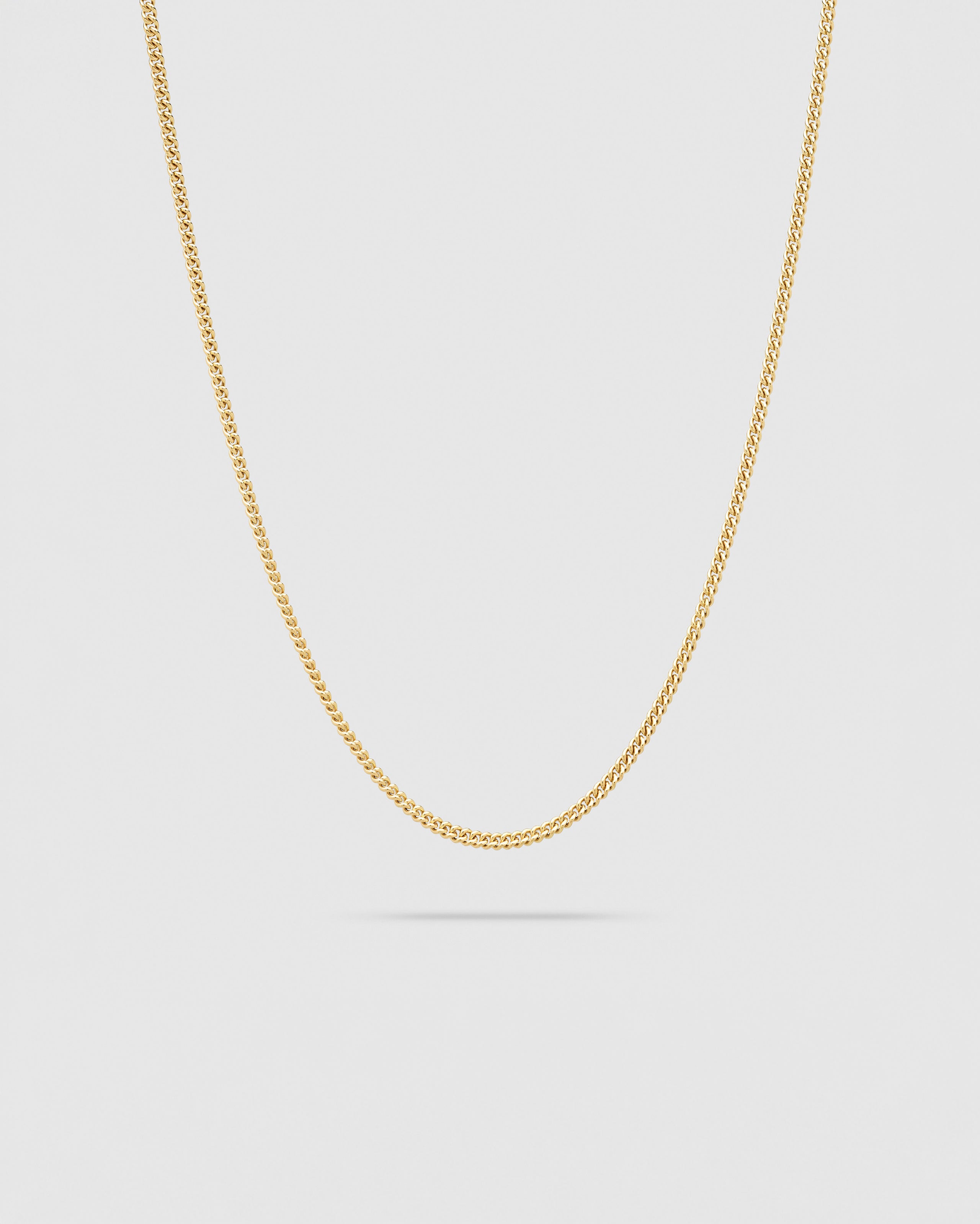 Curb Chain Slim Gold