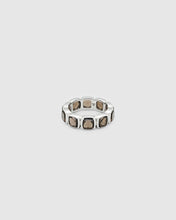 Cushion Band Smoky Quartz