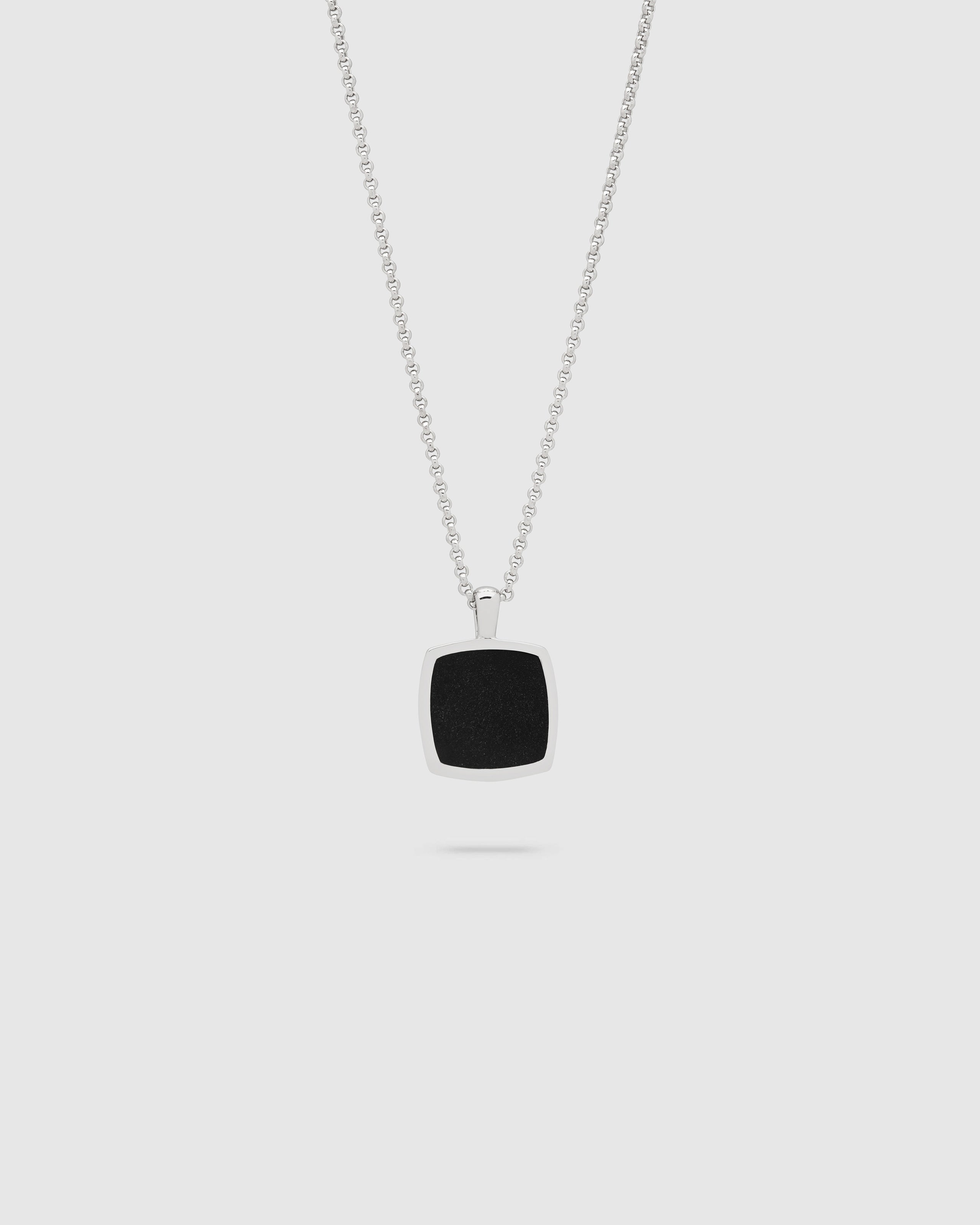 Cushion Pendant Onyx