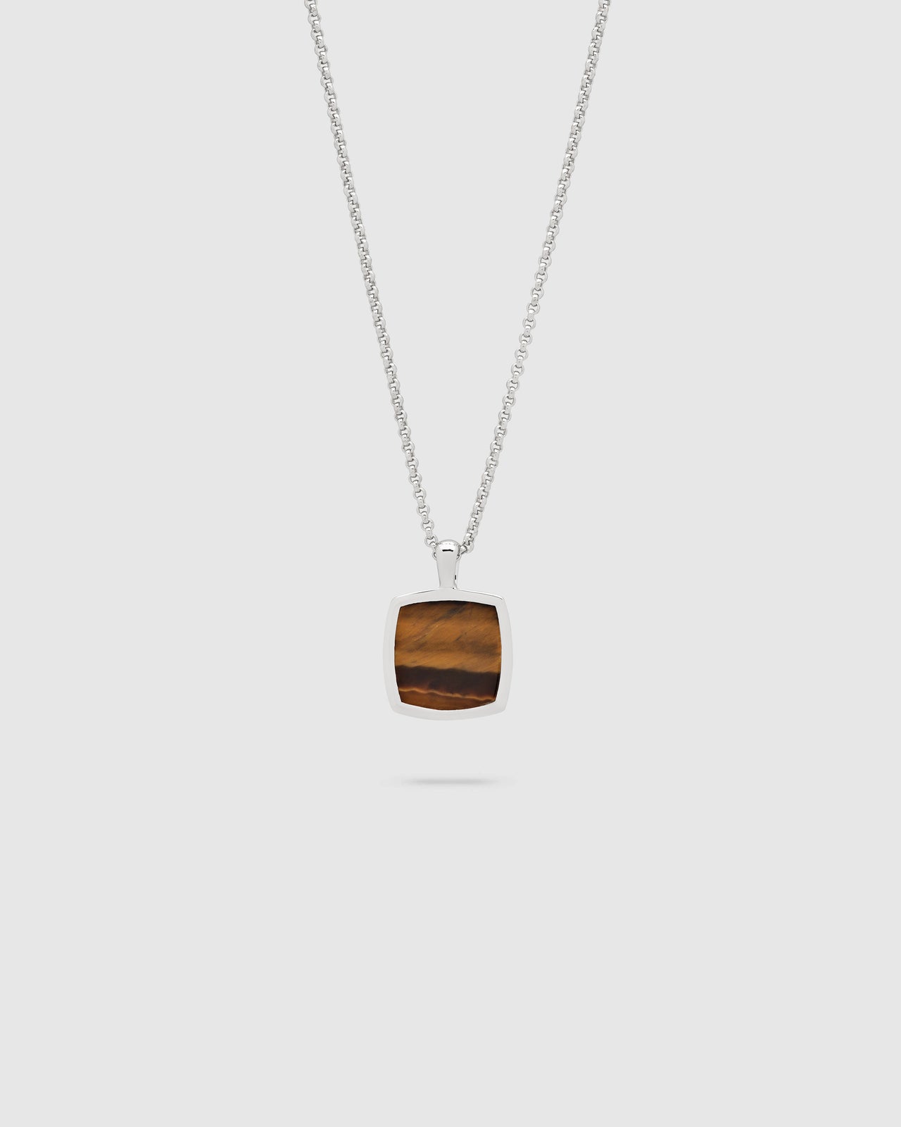 Cushion Pendant Tiger Eye