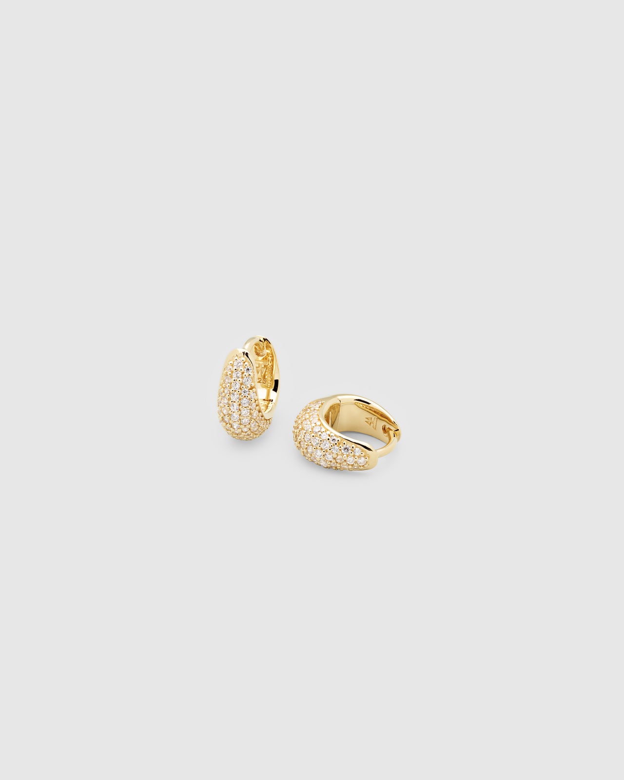 Ice Huggies Pave Gold