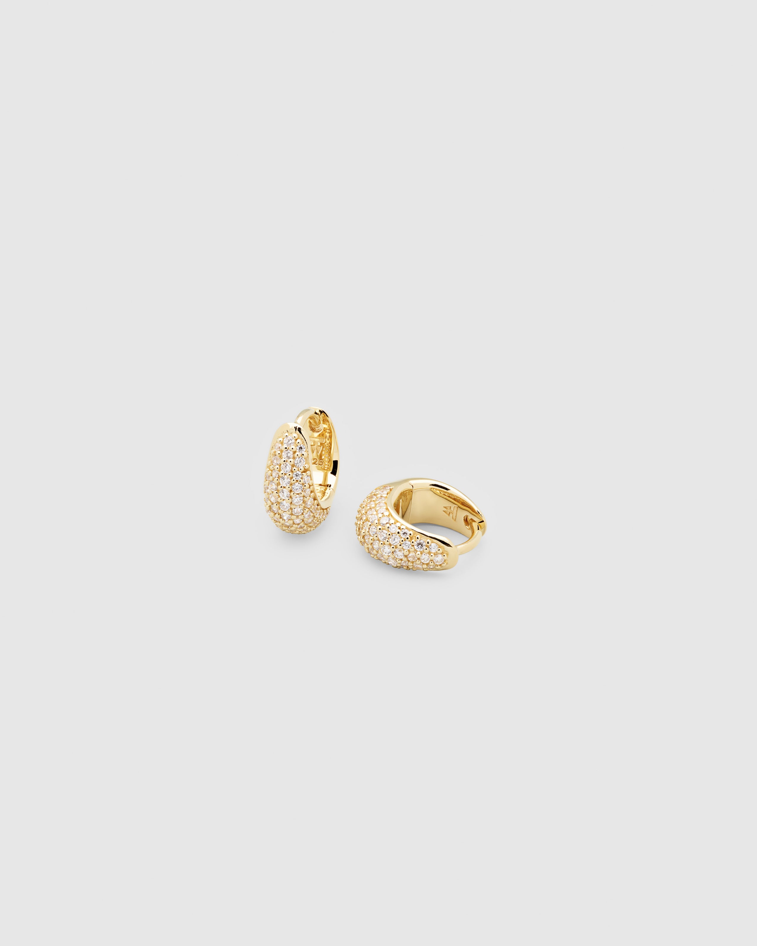 Ice Huggies Pave Gold