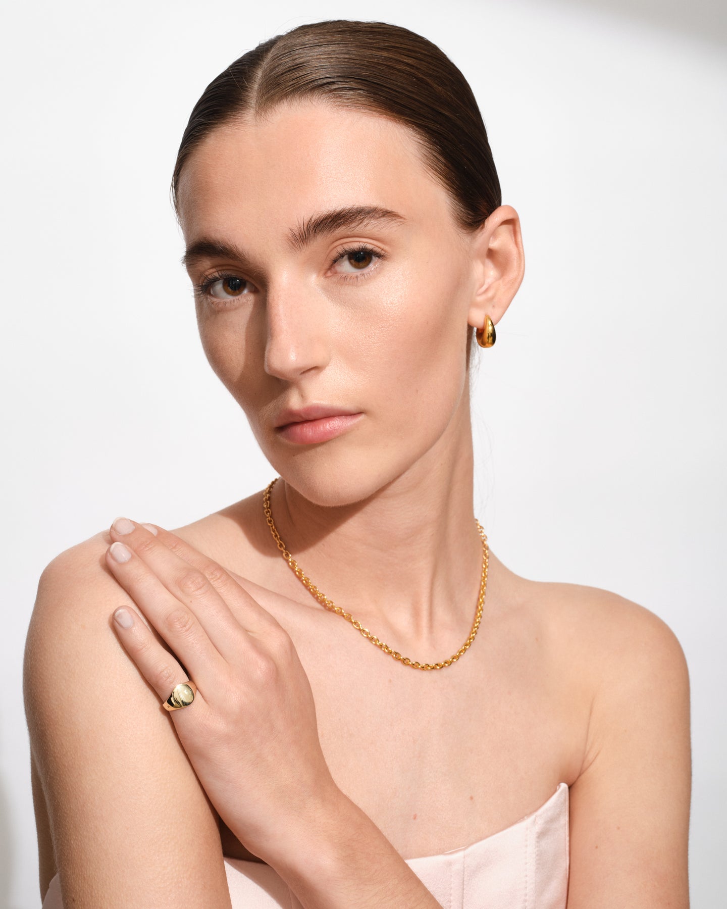 Mini Signet Oval Gold