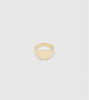 Mini Signet Oval Gold
