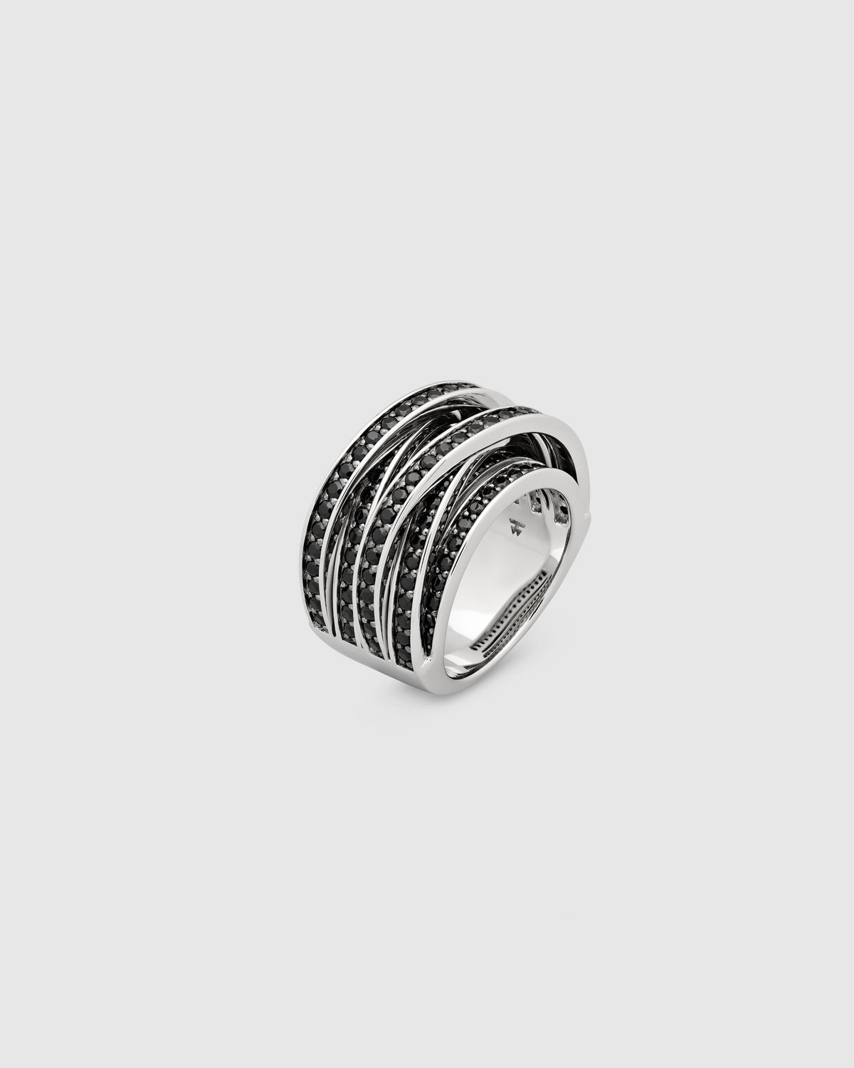 Orb Ring Black Spinel