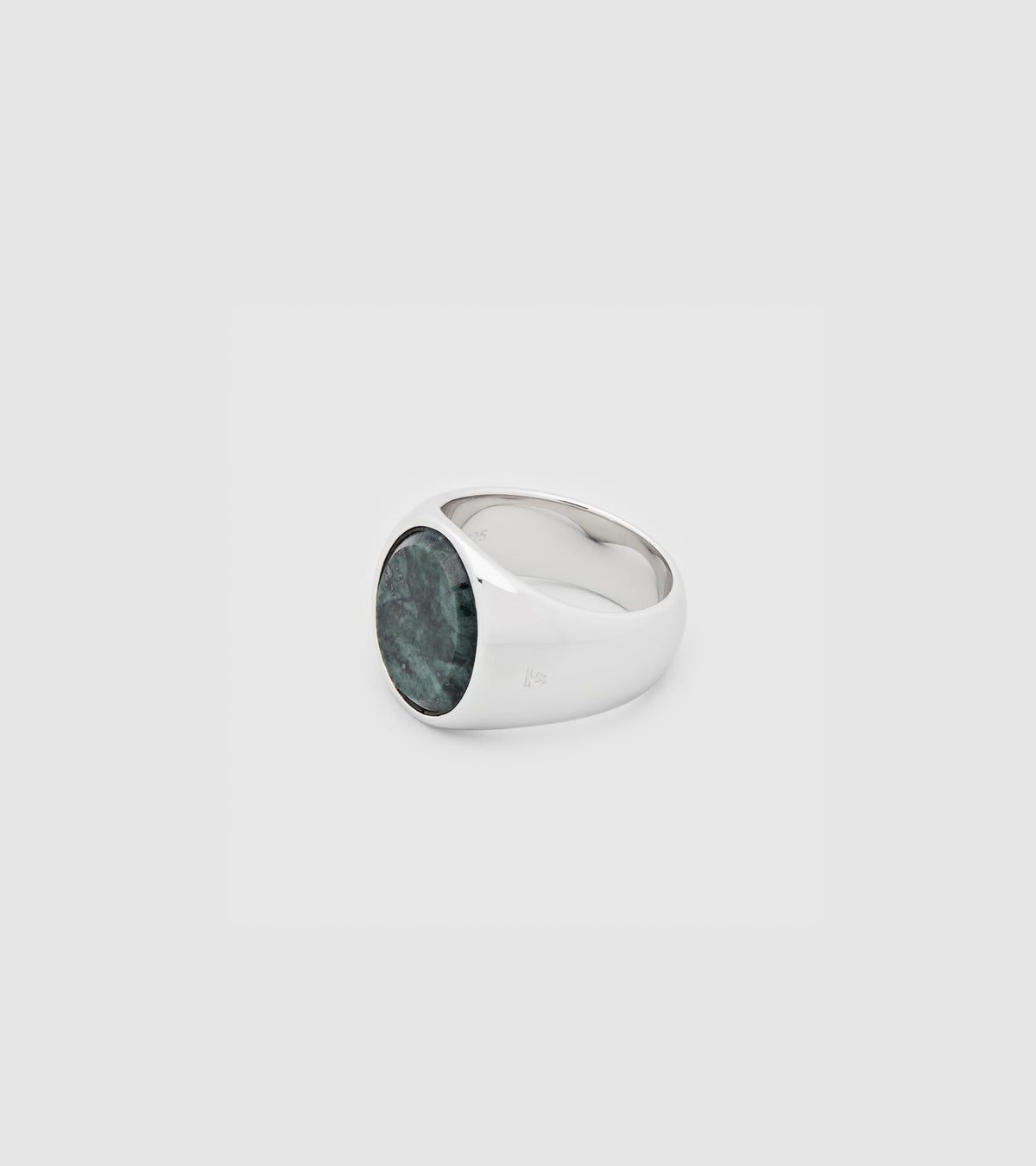 Oval Green Marble