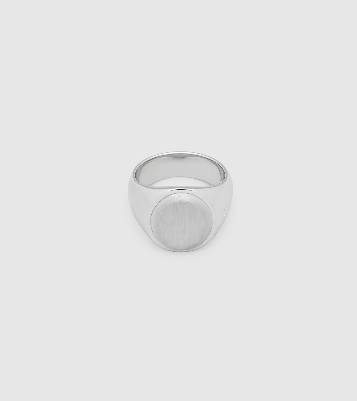 Oval Silver Top