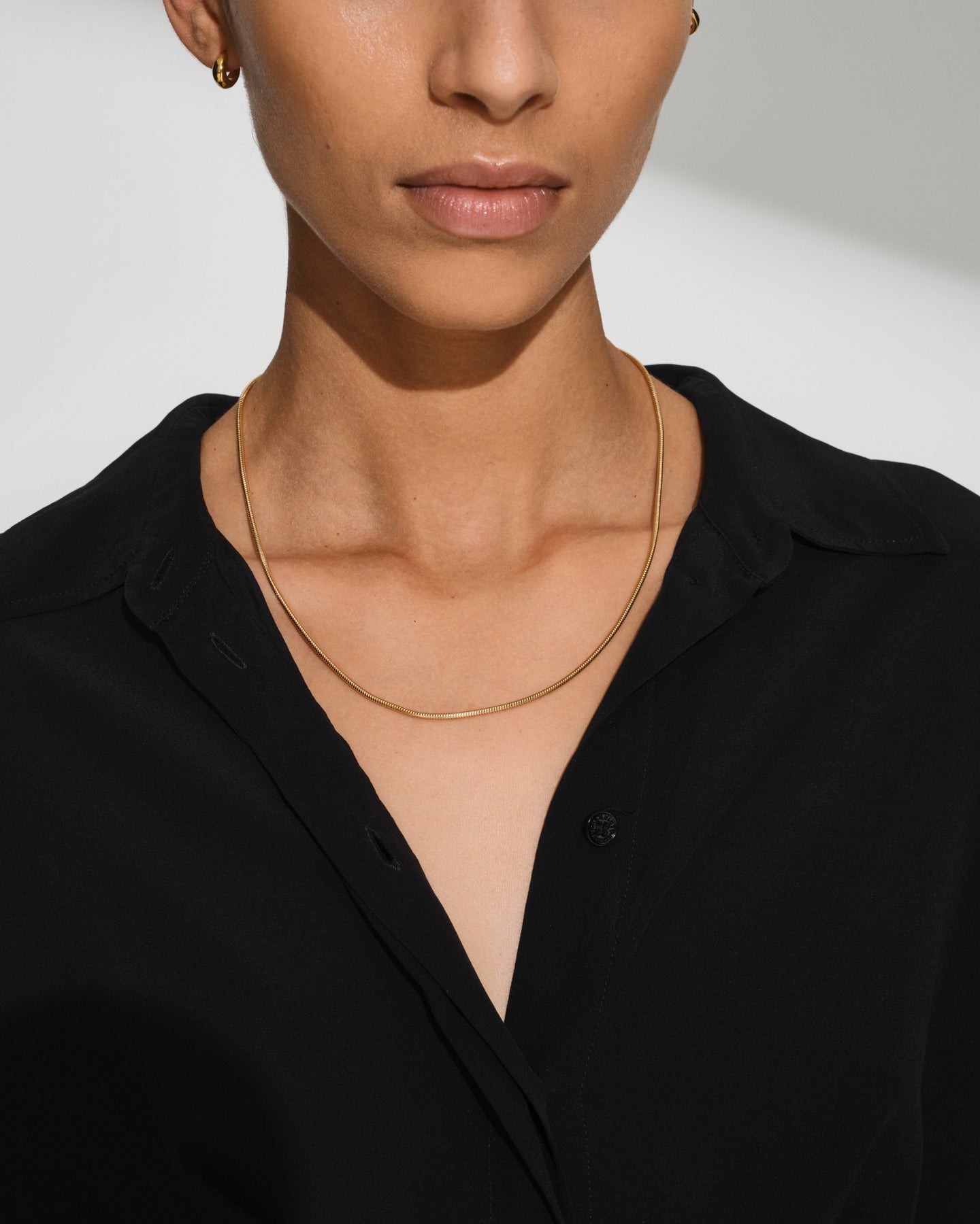 Snake Chain Slim Gold