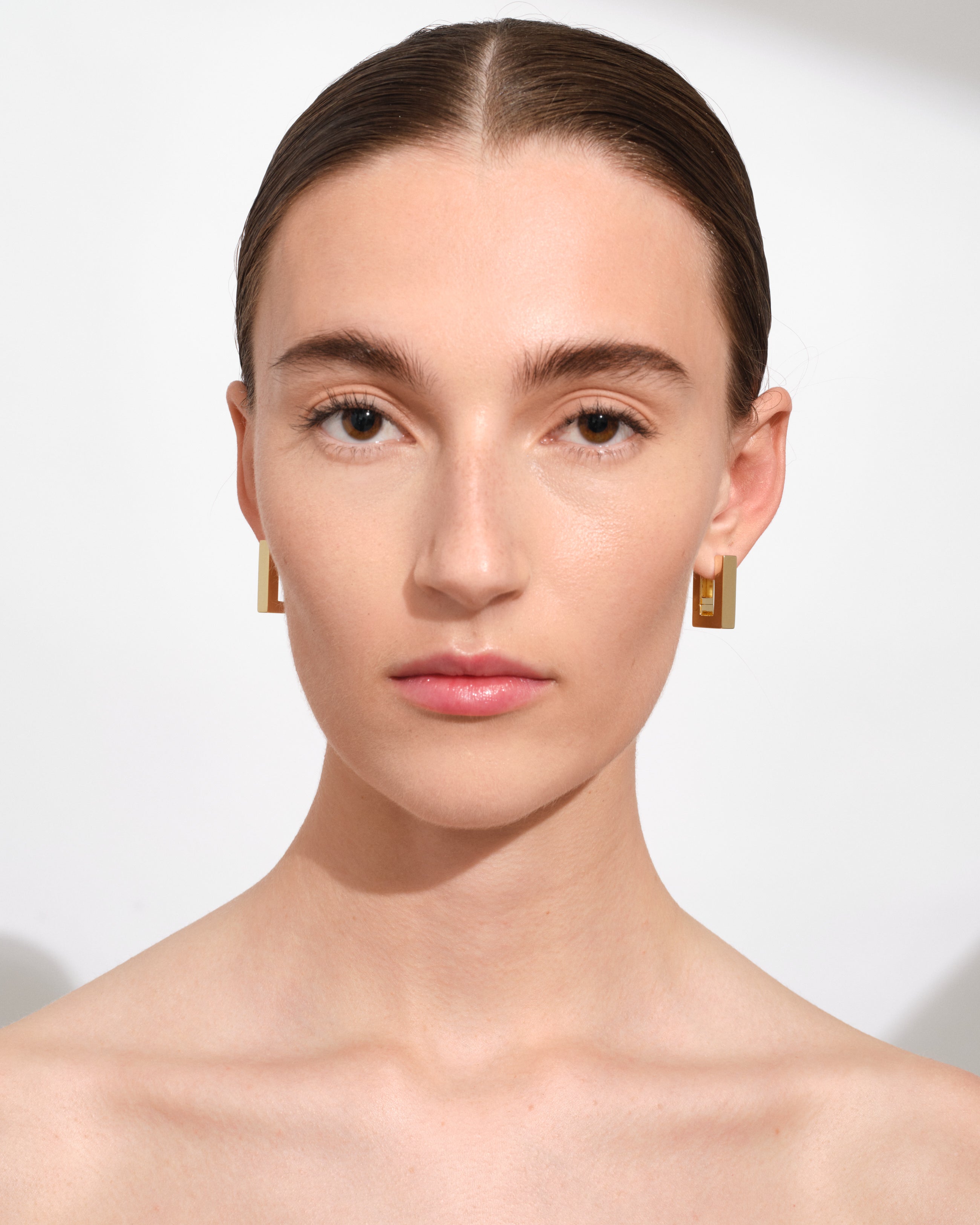 Square Hoops Gold – Tom Wood