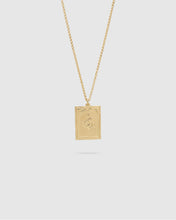 Tarot Lovers Pendant Gold
