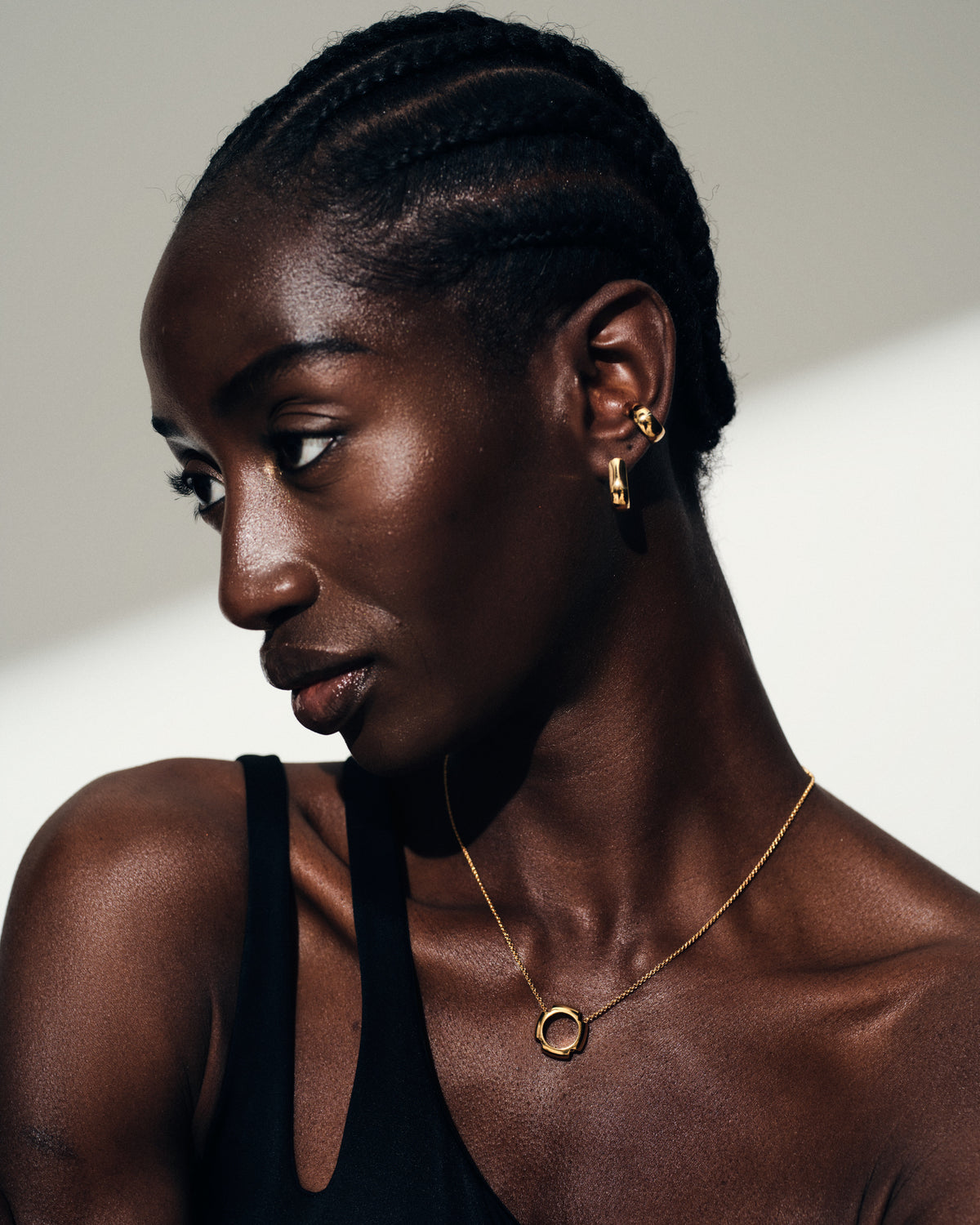 Oyster Ear Cuff Gold