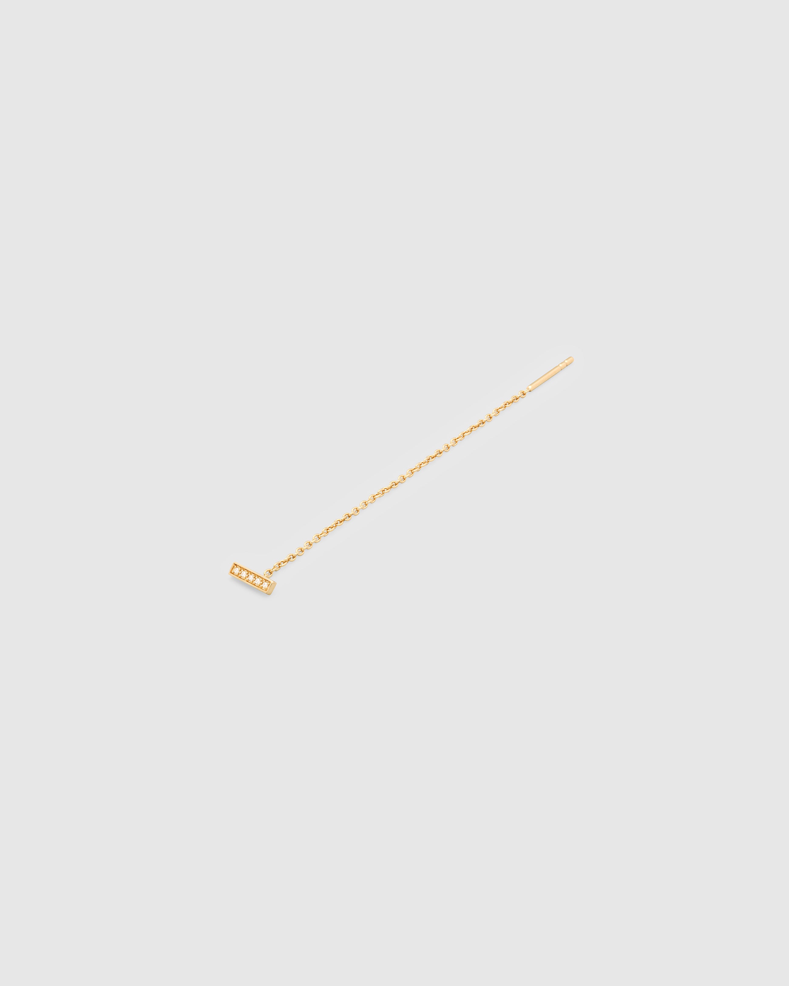 アクセサリー Tom wood Sleek Ear Chain 64 mm Sleek Ear Chain Gold Brilliant 64 mm – Tom Wood