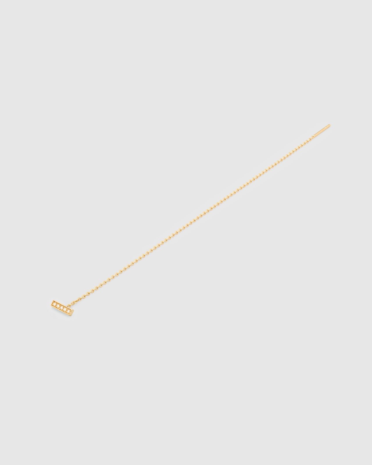 Sleek Ear Chain Gold Brilliant 140 mm