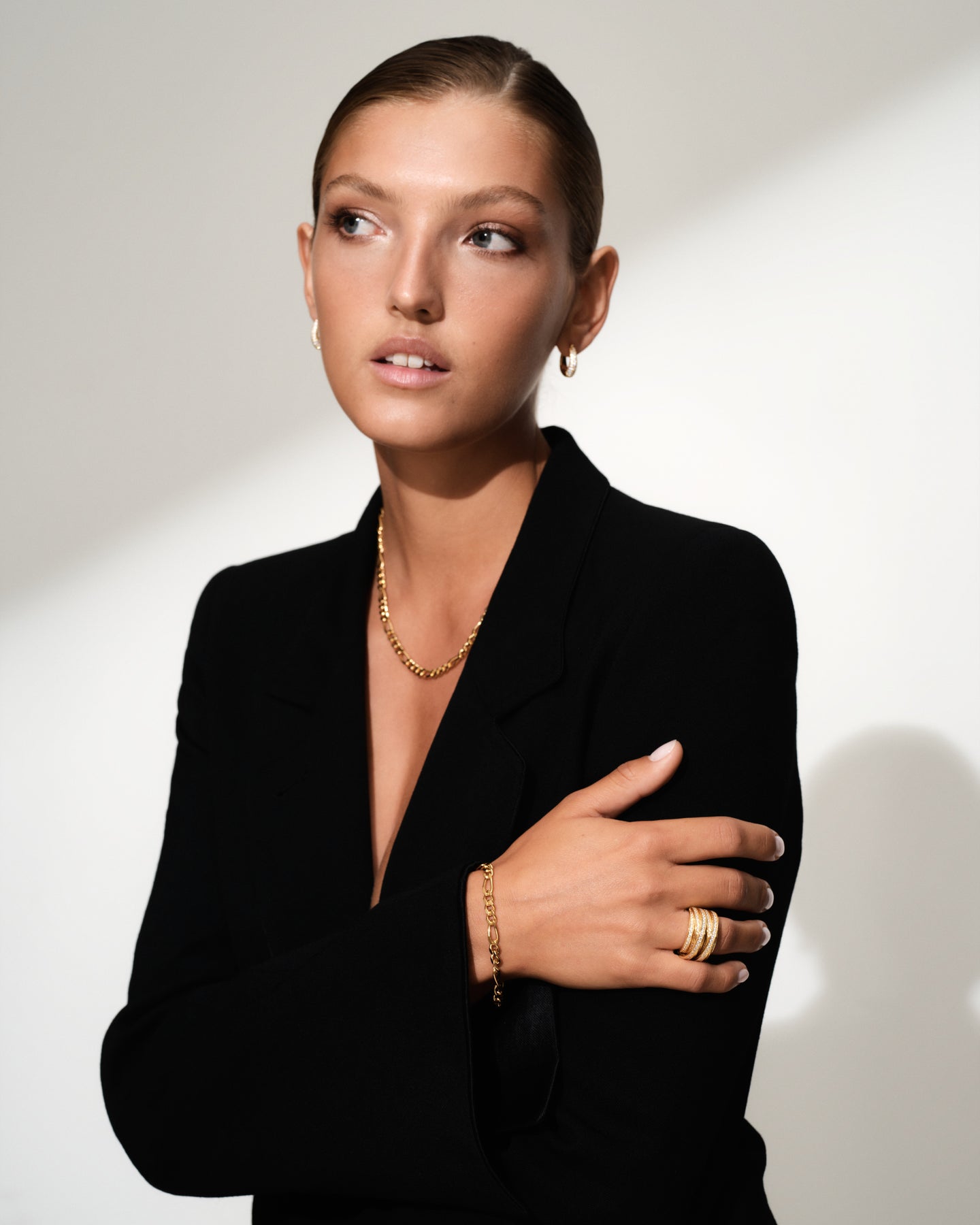 Bo Bracelet Thick Gold